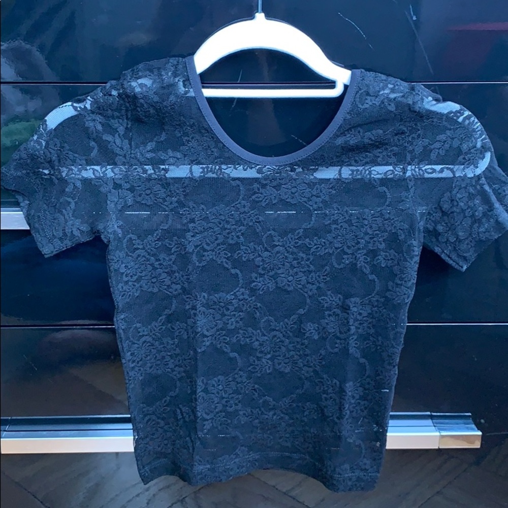 American Apparel Lace Top